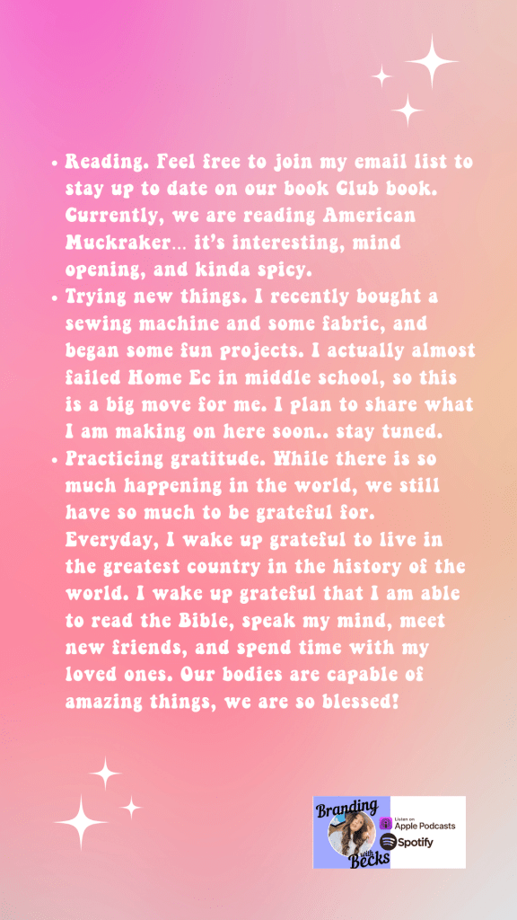 little things that can make a big difference