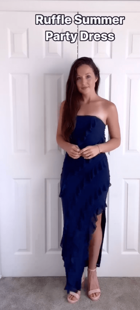 Trendy Strapless Ruffle Maxi Dress: Perfect Summer Outfit Under&nbsp;$50