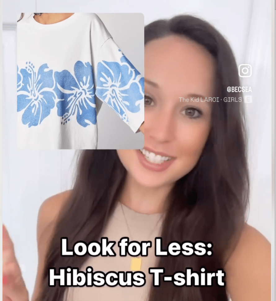 Affordable Dupe for Free People Oversized Hibiscus T-Shirt | Fashion&nbsp;Find