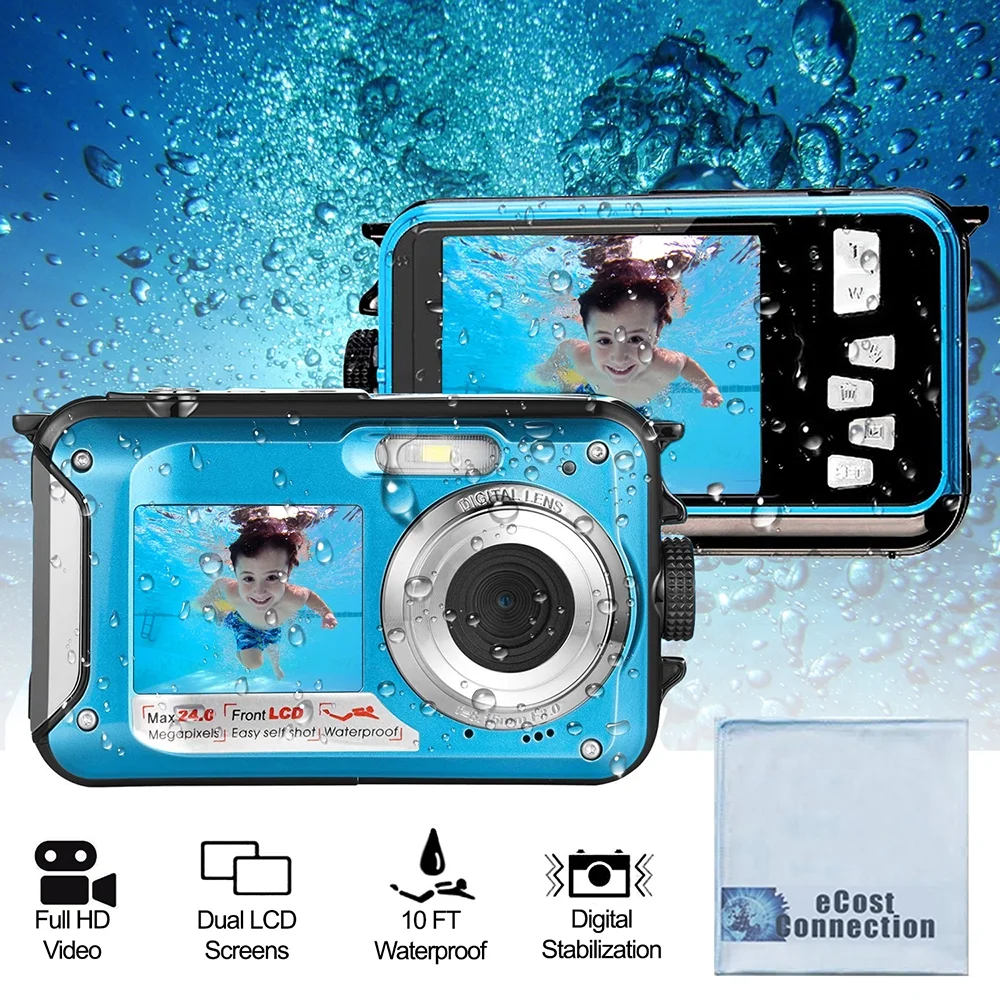 Waterproof digital camera